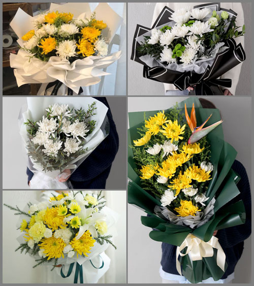 广东肇庆市德庆县九市镇江尾村白事花束代送